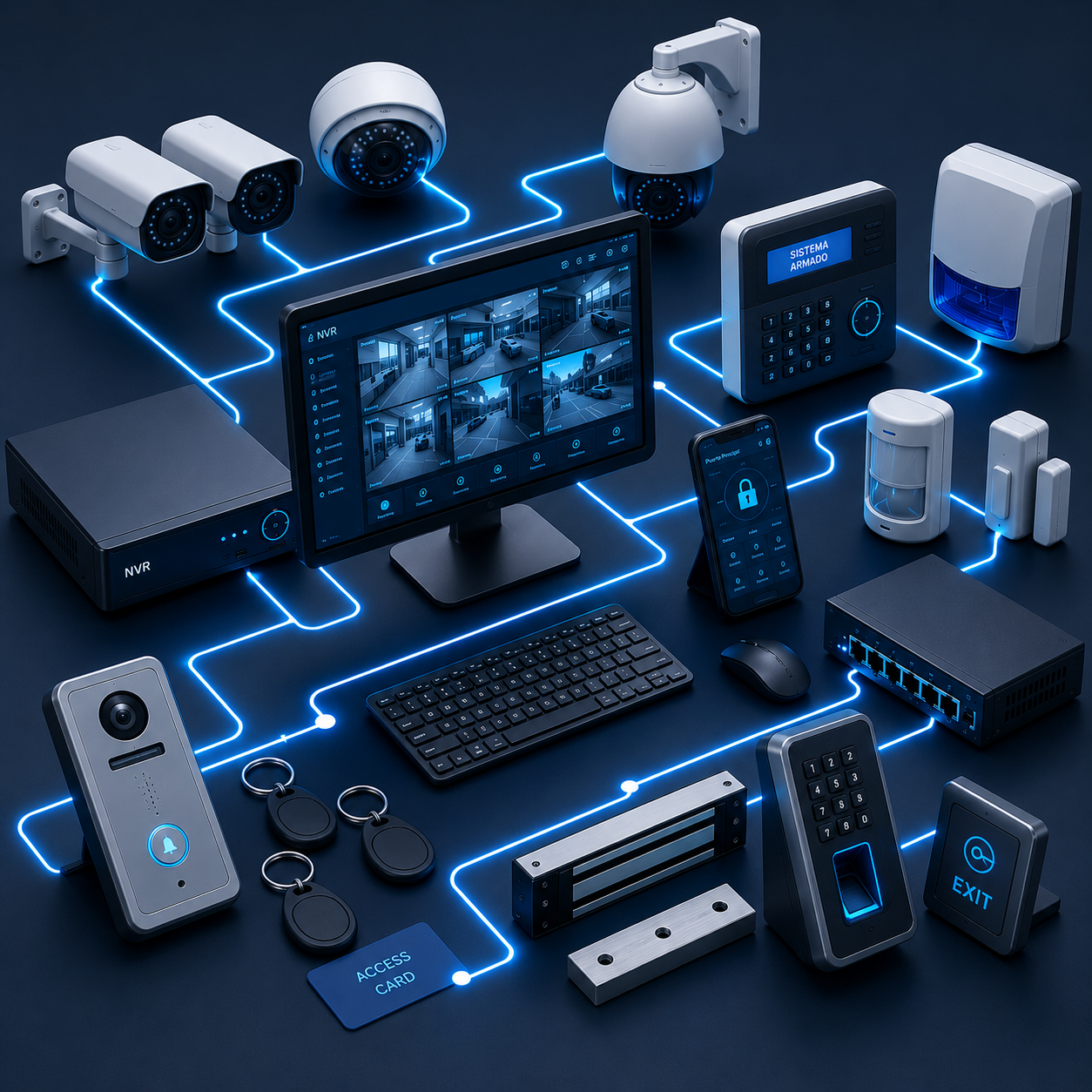 Productos de seguridad electrónica